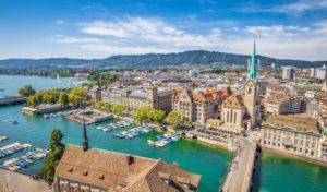 Trein naar Zürich