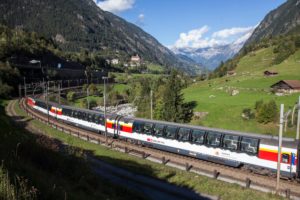Gotthard Panorama Express in beeld
